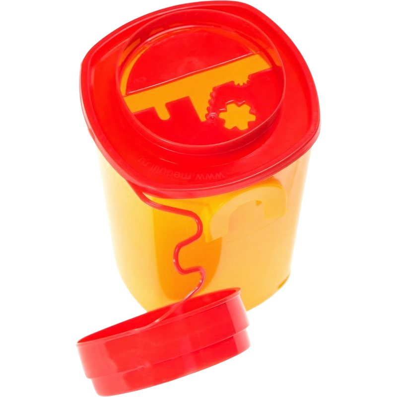 Изображение товара Емкость-контейнер для медицинских отходов СЗПИ класса Б 0.5 л