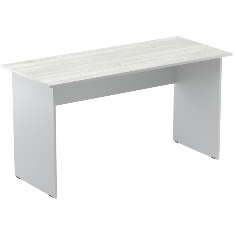 Изображение товара Стол прямой Easy to lead Easy Standard LT 16/16 серый из ЛДСП 1400х600х740 мм