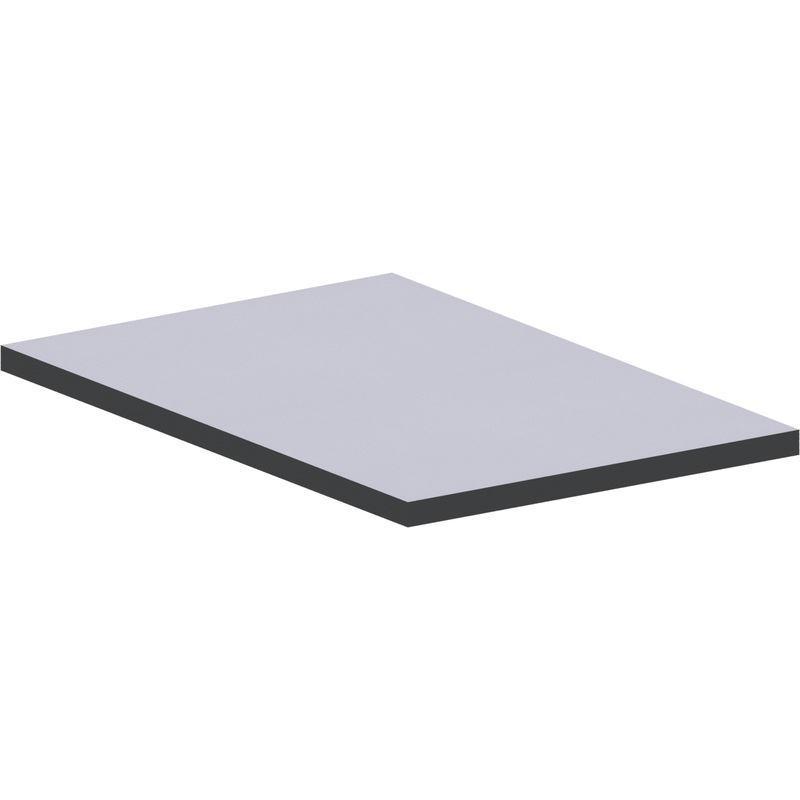 Изображение товара Топ тумбы приставной Агат серого цвета 400x600x22 мм для офиса