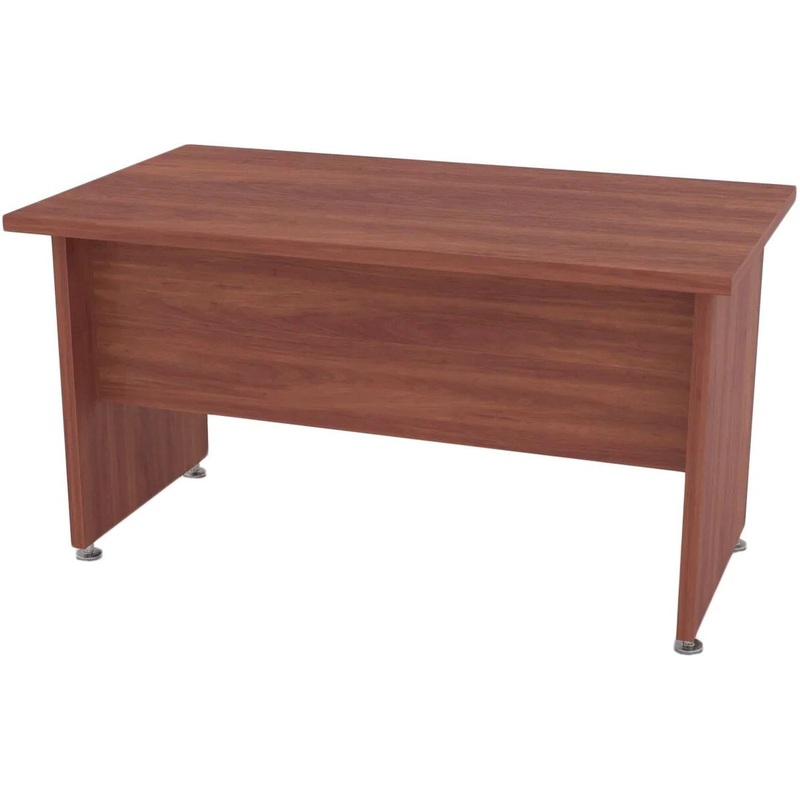 Изображение товара Стол для переговоров Комус Мебель Сатурн-Д из ЛДСП 1400x800 мм Яблоня