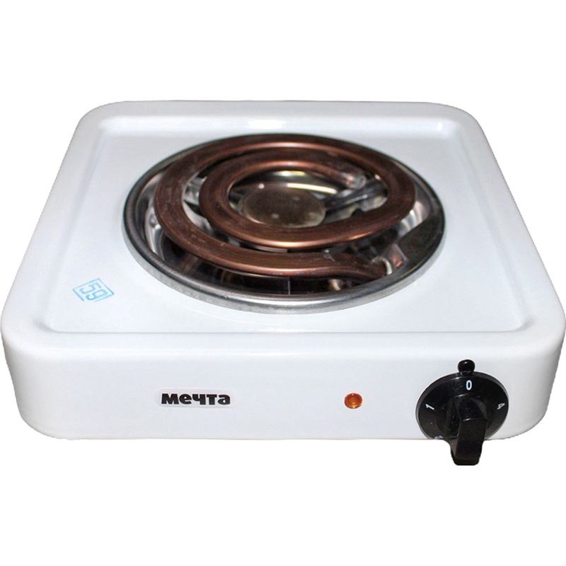 Изображение товара Настольная электрическая плита Мечта 111Т белая компактная и мощная