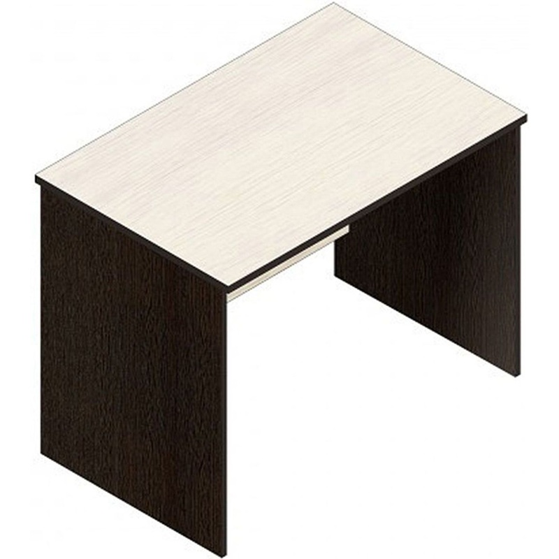 Изображение товара Стол прямой Референт Р.С-10 дуб/венге 1000х680х750 мм