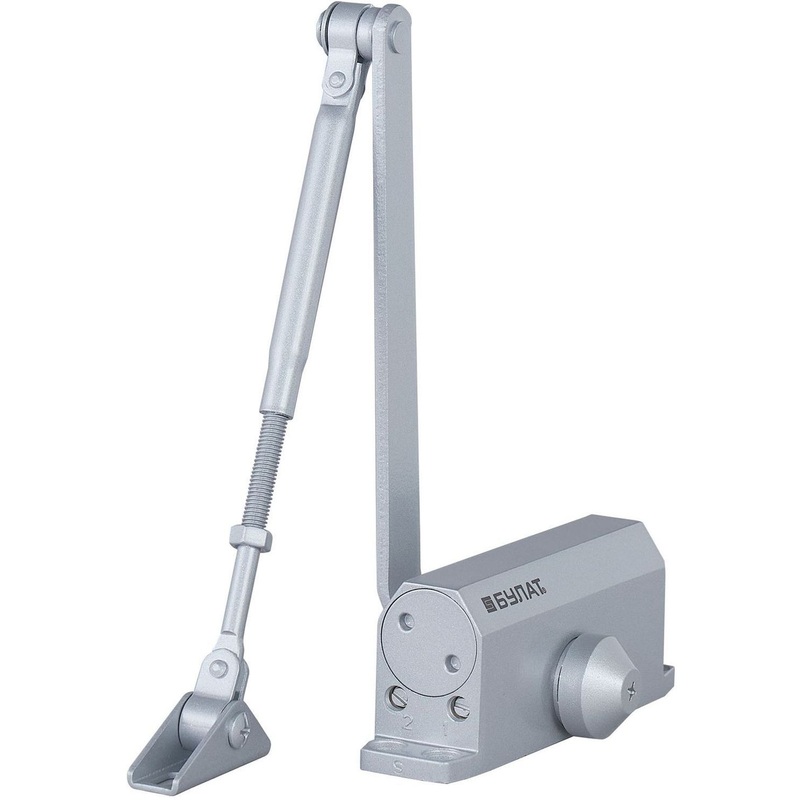 Изображение товара Доводчик дверной Булат Arctic ДД 501/3 A-S до 85 кг серебристый