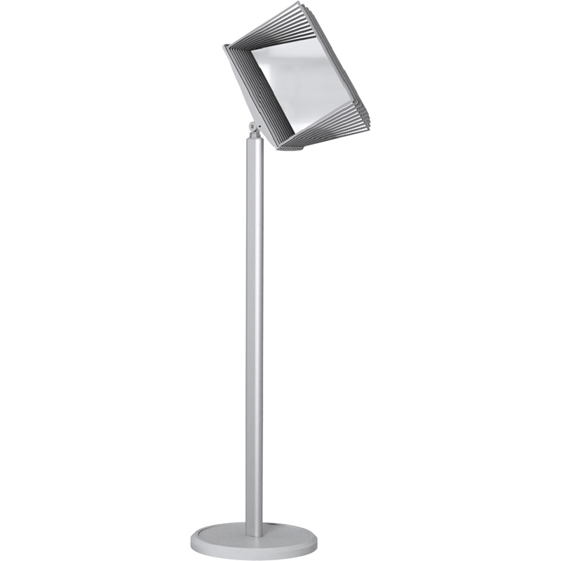 Изображение товара Демосистема напольная Attache 10 панелей А4 серого цвета с антибликовым покрытием