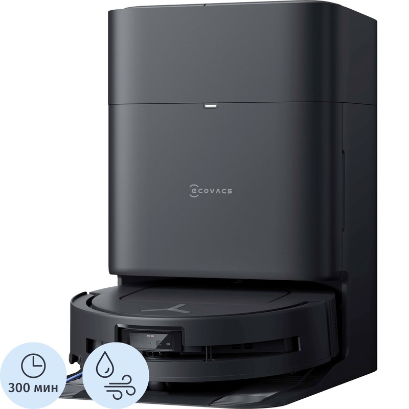 Изображение товара Робот-пылесос для комбинированной уборки Ecovacs Deebot T80 DEX68-31ED чёрный Изображение товара Робот-пылесос для комбинированной уборки Ecovacs Deebot T80 DEX68-31ED чёрный