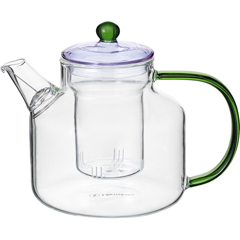 Изображение товара Заварочный чайник Liberty Jones Orb 1.2 л с фильтром и цветными акцентами