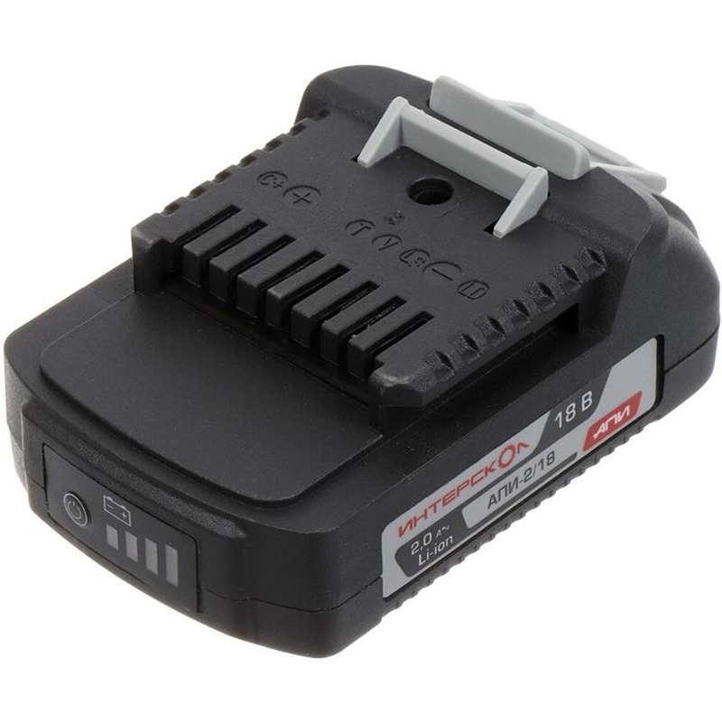 Изображение товара Аккумулятор Интерскол АПИ-2/18И 18В, 2Ач Li-ion с индикатором заряда