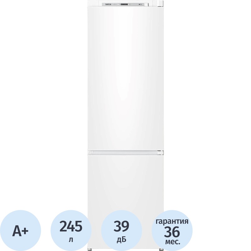 Изображение товара Встраиваемый холодильник двухкамерный Atlant ХМ-4319-101 белый