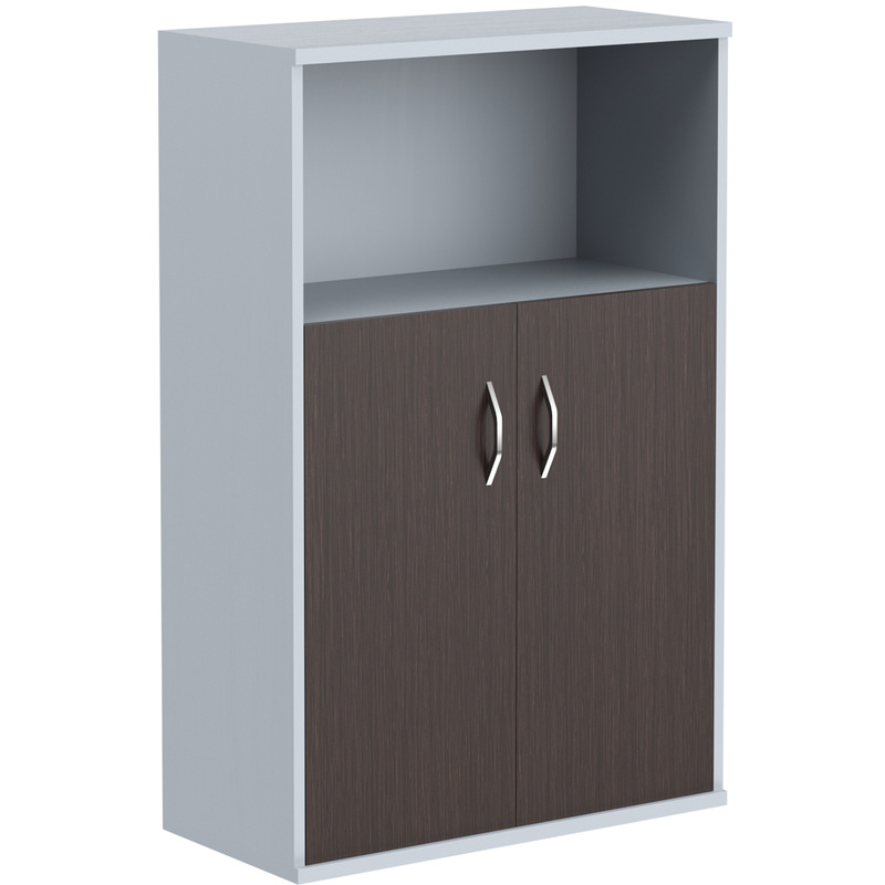 Изображение товара Шкаф для документов Imago полузакрытый венге магия металллик 770х365х1200мм