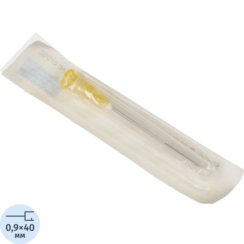 Изображение товара Игла инъекционная KD-Fine 20G 0.9 x 40 мм (100 штук в упаковке)