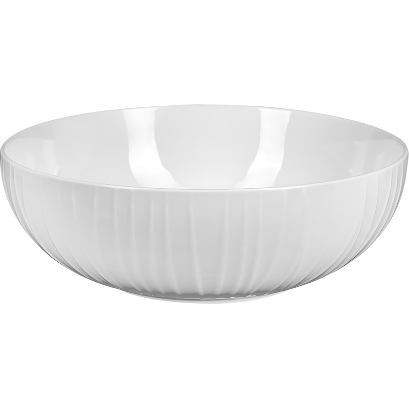 Изображение товара Салатник фарфоровый Sam&Squito Tiffany 23 см 2000 мл белый (3 штуки в упаковке)