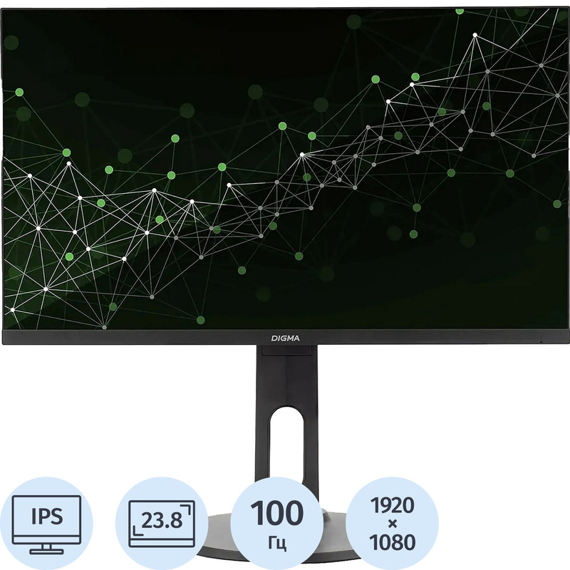 Изображение товара Монитор 23.8" Digma 24P505F черный (DM24SB05)
