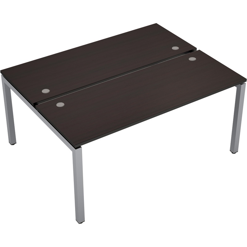 Изображение товара Стол приставной Avance 6МБ.5264 двухместный венге алюминий матовый