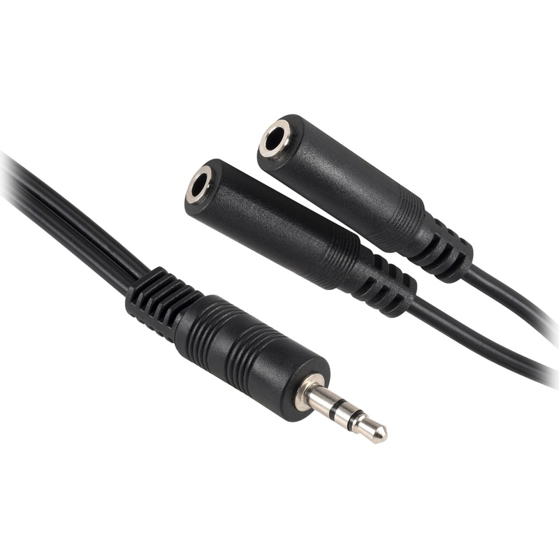 Изображение товара Переходник Buro miniJack 3.5 мм - miniJack 3.5 мм 0.2 метра (BU-2XJACK-JACK)