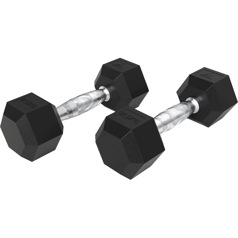 Изображение товара Набор гантелей DFC DB001-17.5 весом 17.5 кг, 2 штуки