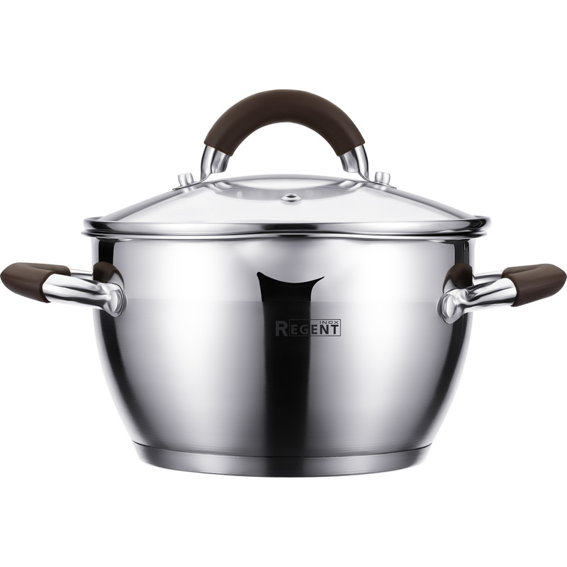 Изображение товара Кастрюля Regent inox Linea Truffle 1.6 л нержавеющая сталь с крышкой