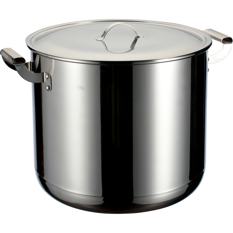 Изображение товара Кастрюля Amet Home 45 л из нержавеющей стали с крышкой