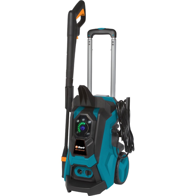 Изображение товара Мойка высокого давления Bort BHR-2000-Smart бытовая, 2кВт, 420л/ч, сенсорное управление