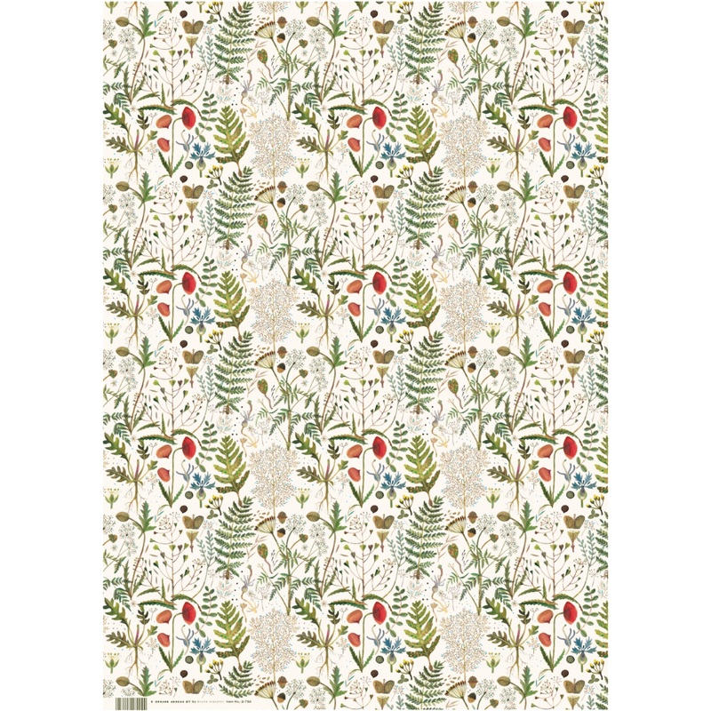 Изображение товара Бумага упаковочная Bruno Visconti Flora Луговые травы 80 г/м²