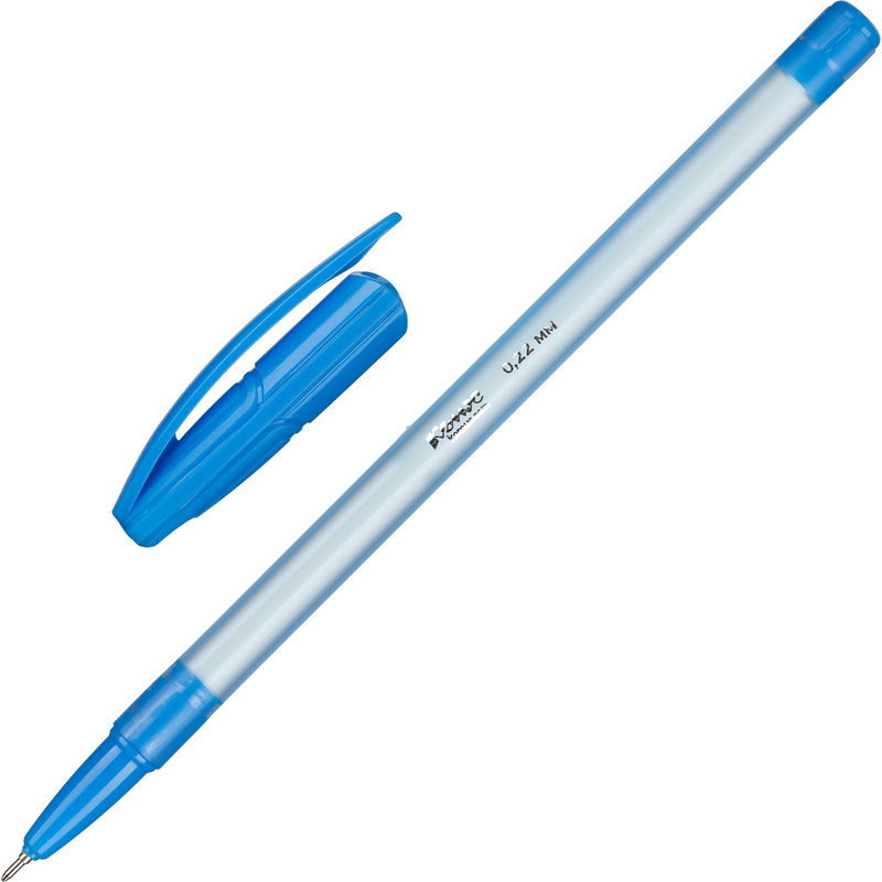 Изображение товара Ручка шариковая неавтоматическая Комус Glide Stick синяя (толщина линии 0.22 мм)