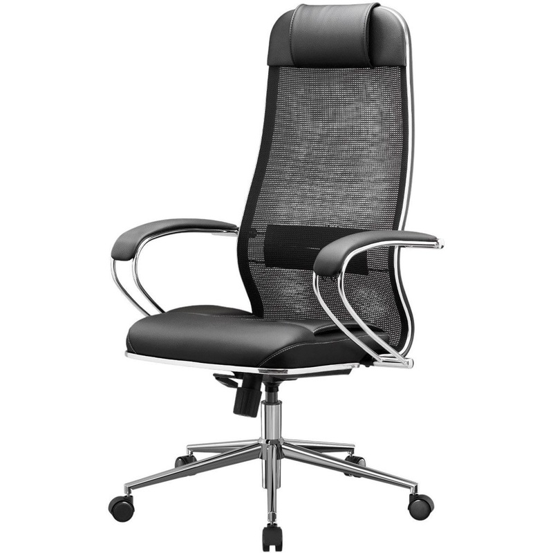 Изображение товара Кресло для руководителя Ergolife чёрное с анатомической спинкой