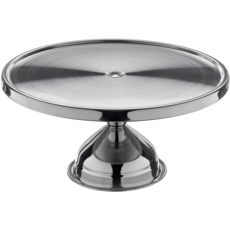 Изображение товара Подставка для торта MGSteel 40796 диаметр 325 мм нержавеющая сталь