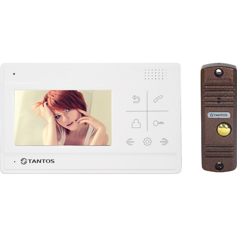 Изображение товара Комплект видеодомофона Tantos LILU kit с цветным дисплеем и интерком