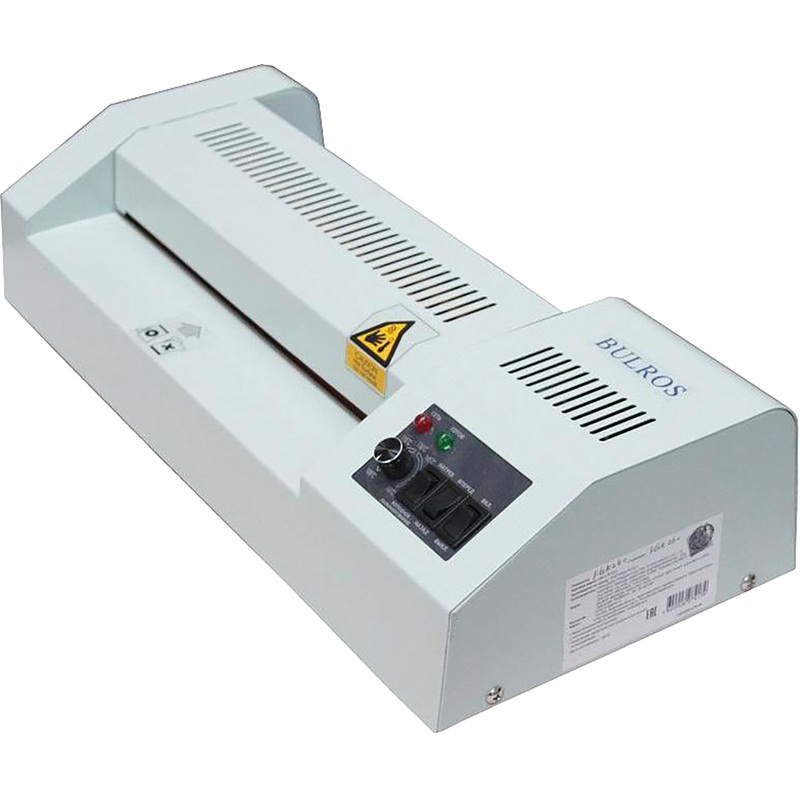 Изображение товара Ламинатор Bulros FGK260 формат А4 с регулируемой температурой и быстрым нагревом