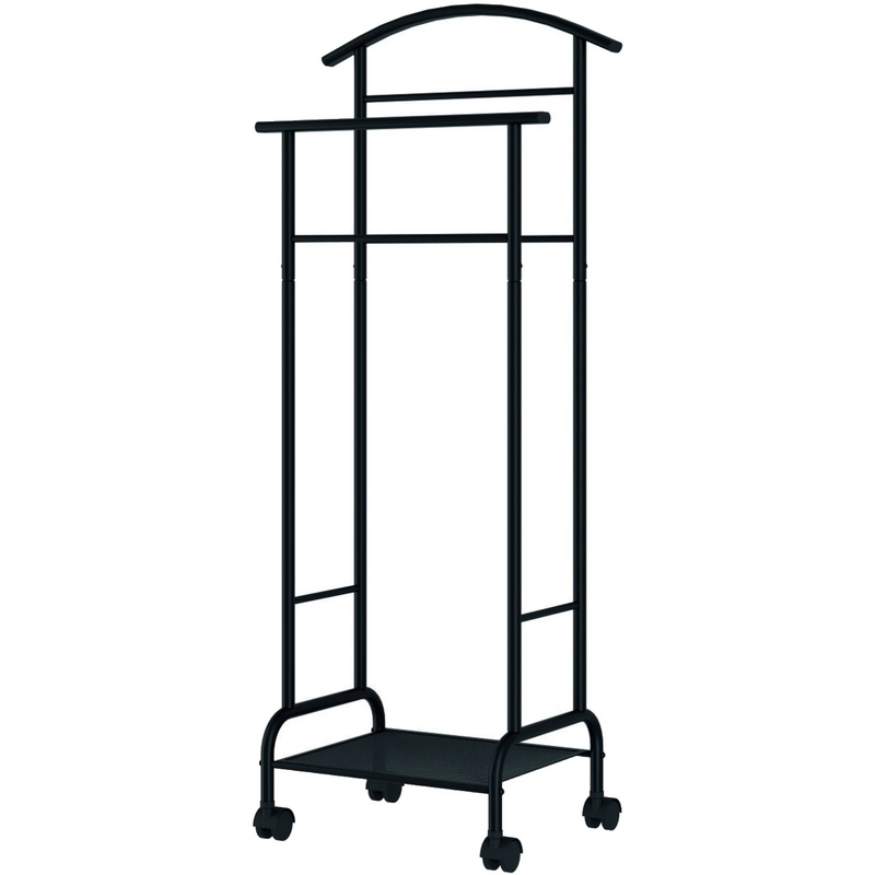 Изображение товара Вешалка костюмная ВКР2М чёрная 470х310х1130 мм