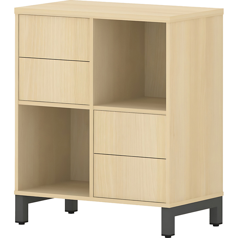 Изображение товара Стеллаж для документов Style Project SN.NS-221 акация лорка/антрацит 754x400x881 мм