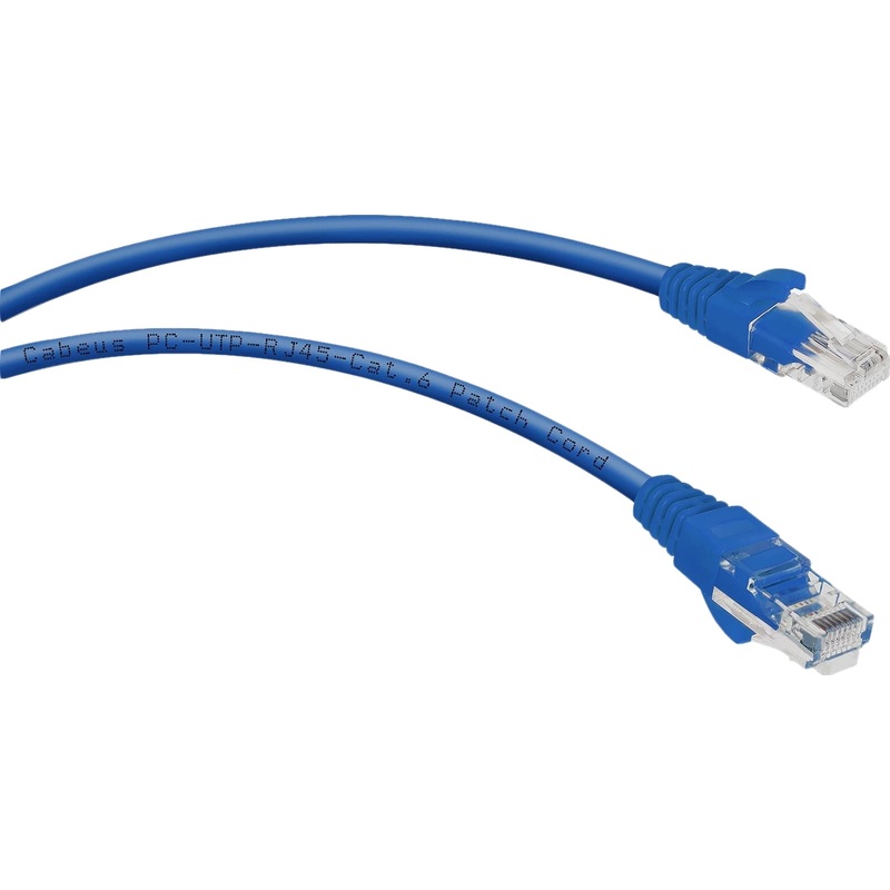 Изображение товара Патч-корд витая пара Cabeus PC-UTP-RJ45-Cat.6-5m-BL-LSZH cat 6 5 м
