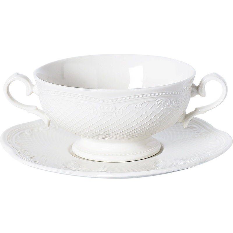 Изображение товара Бульонница Noble Aristocrat 280 мл фарфор белая 6 штук в упаковке