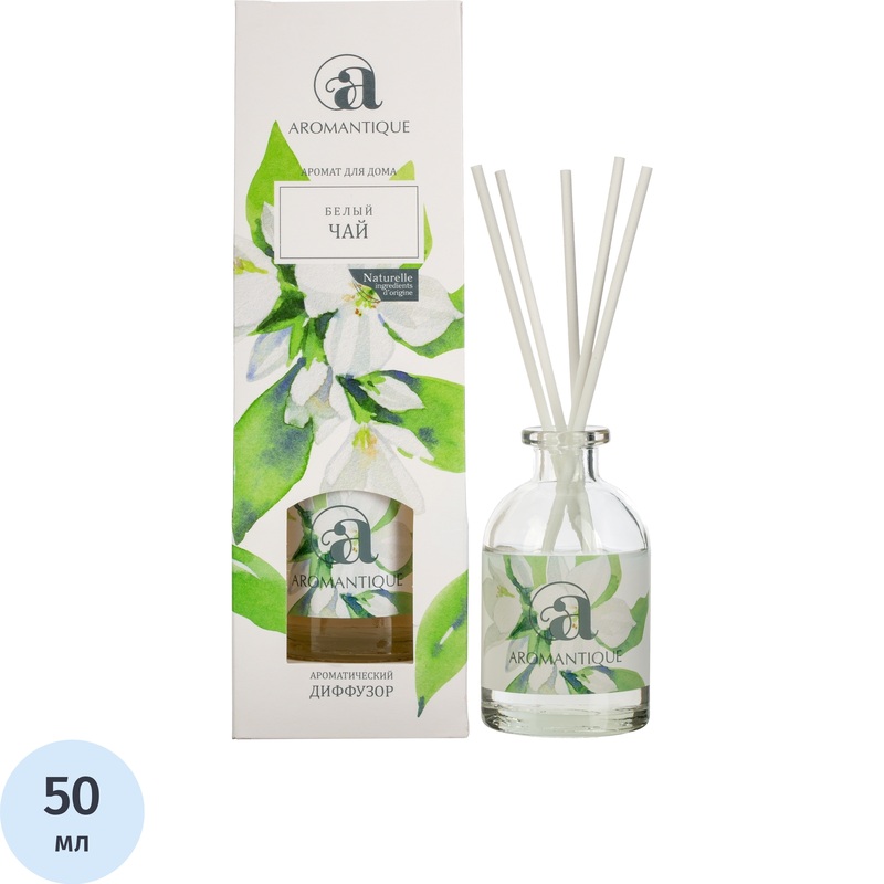Изображение товара Аромадиффузор Aroma Harmony Белый чай 50 мл экологичный для помещений до 15 кв.м