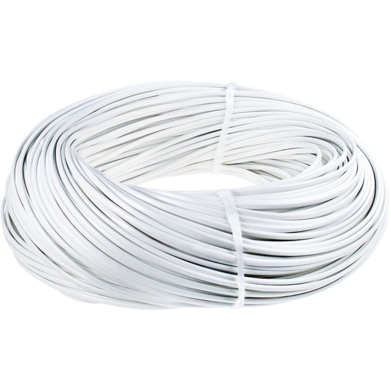 Изображение товара Шнур электросвет ШВВП 2х0.75 100м белый бухта Беларусь