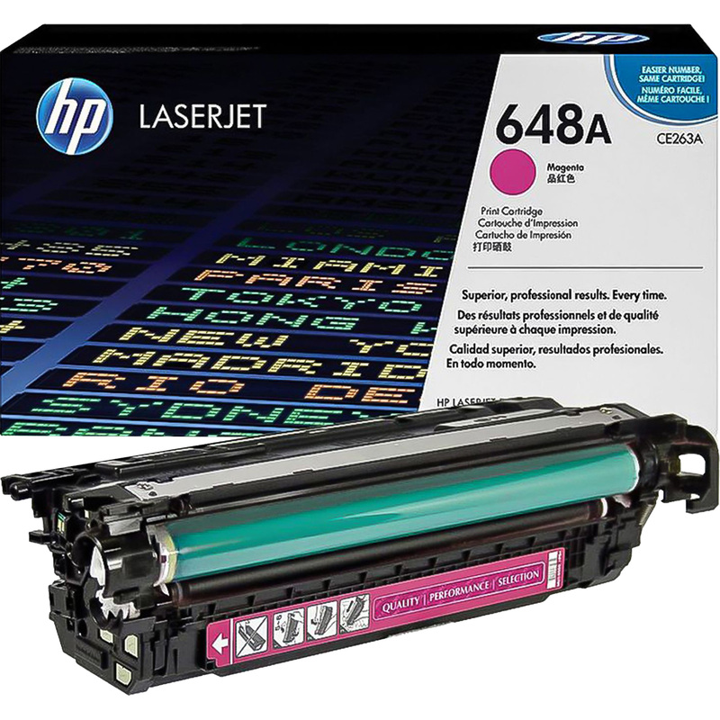 Изображение товара Лазерный картридж HP 648A CE263A пурпурный оригинальный для COLOR LASERJET