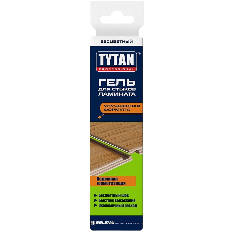 Изображение товара Гель контактный Tytan Professional для паркета и ламината 100мл каучуковый прозрачный (50521)