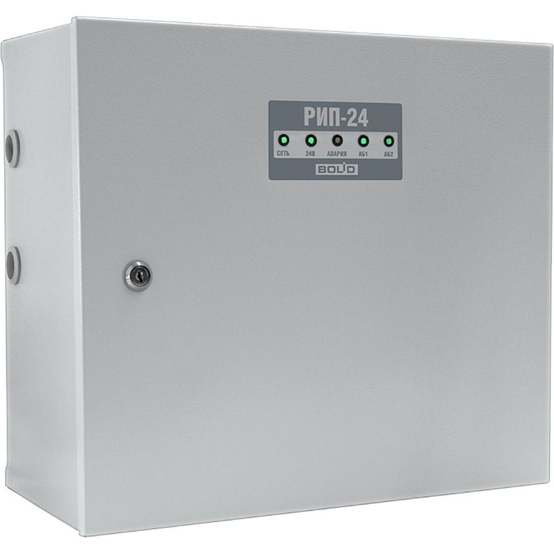 Изображение товара Источник бесперебойного питания Болид РИП-24 исп 06 для систем безопасности