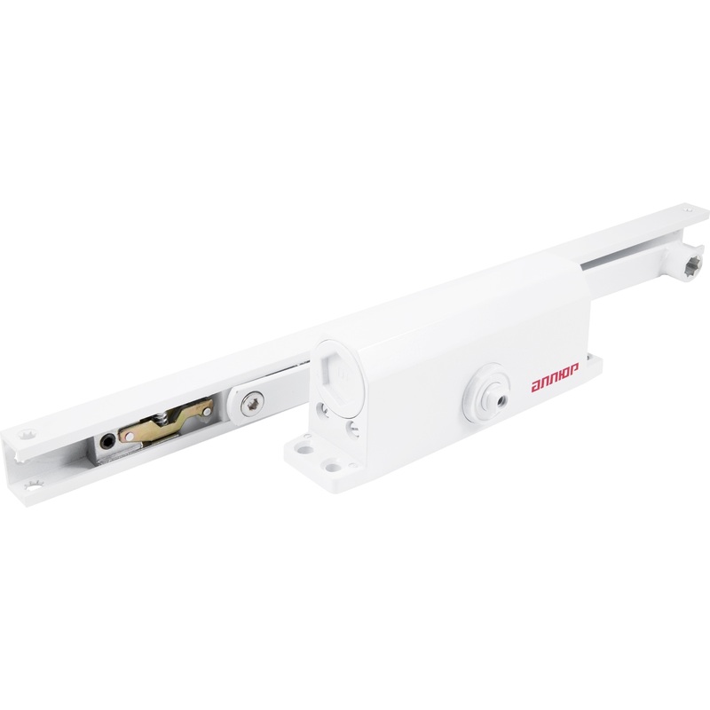 Изображение товара Доводчик дверной Аллюр 17020 до 100 кг белый