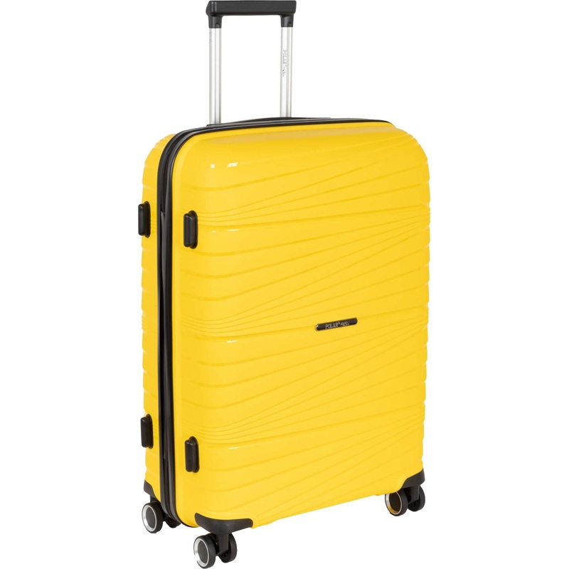 Изображение товара Чемодан Polar размер M 66 л из полипропилена жёлтый (РР820)