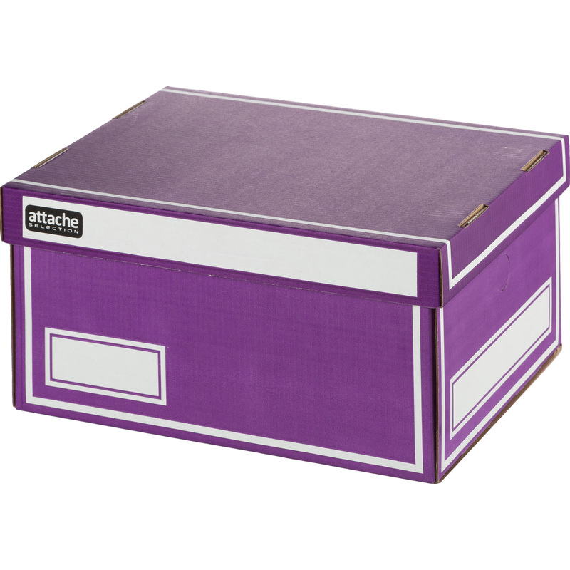 Изображение товара Короб архивный Т23 из микрогофрокартона с съемной крышкой для документов