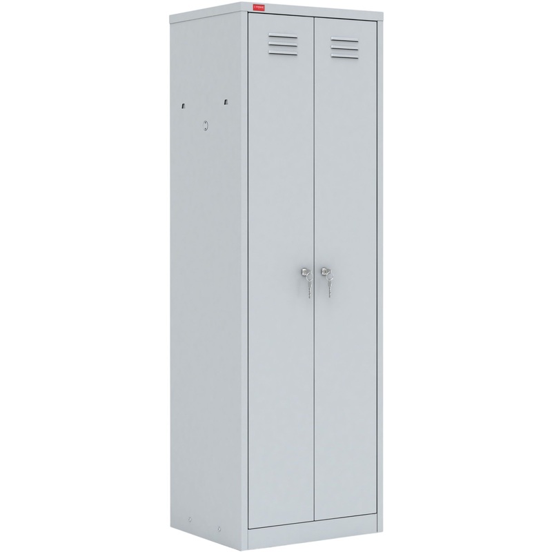 Изображение товара Уценка. Шкаф для одежды металлический (светло-серый, 600х500х1860 мм) Изображение товара Уценка. Шкаф для одежды металлический (светло-серый, 600х500х1860 мм)