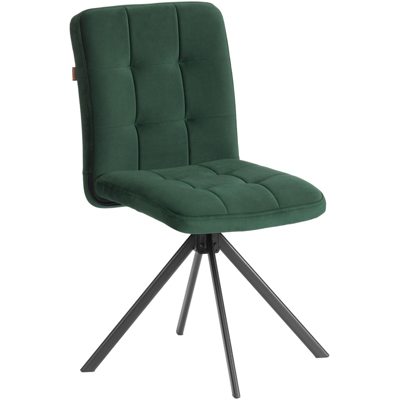 Изображение товара Обеденный стул TetChair Medeo изумруд велюр металл вращающийся комфорт