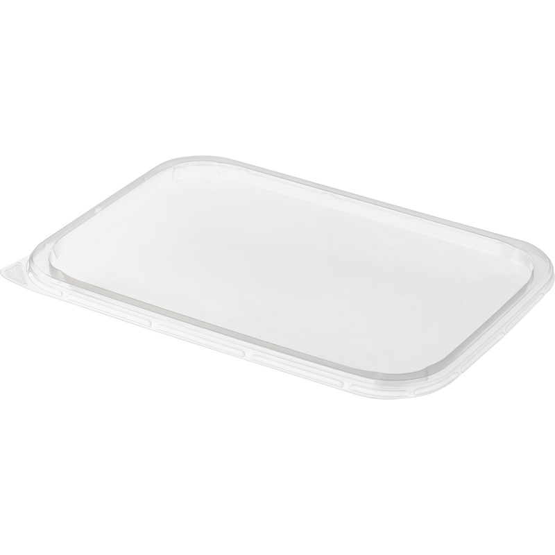 Изображение товара Крышка для контейнера К-179 прозрачная 189х138 мм (500 штук)