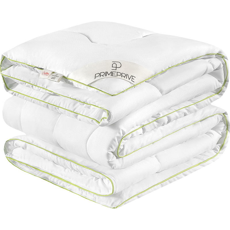 Изображение товара Одеяло 1.5-спальное Prime Prive Bamboo 140x205 см стёганое с кантом белое