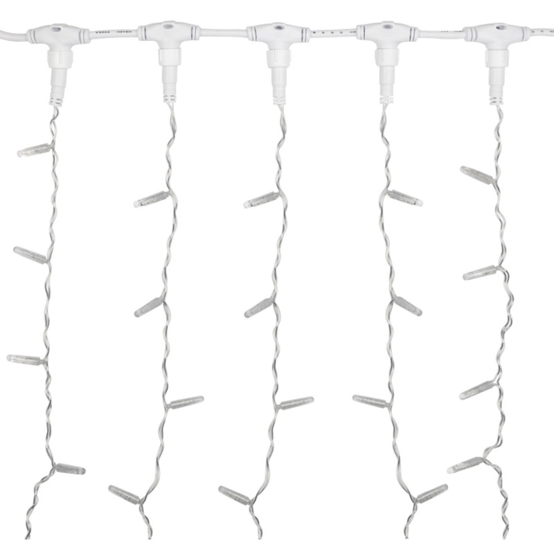 Изображение товара Гирлянда светодиодная уличная Neon-Night дождь теплый белый свет 192 светодиода