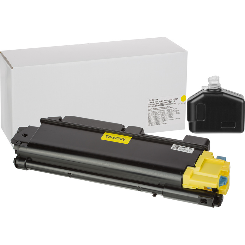 Изображение товара Картридж лазерный Retech TK-5270Y желтый совместимый для Kyocera