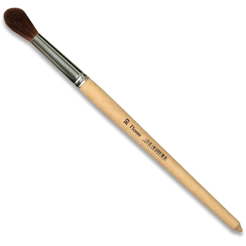 Изображение товара Кисть №1 School круглая пони №10