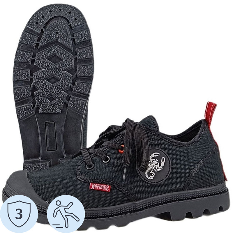 Изображение товара Полуботинки рабочие Скорпион Комфорт из текстиля черные, размер 47