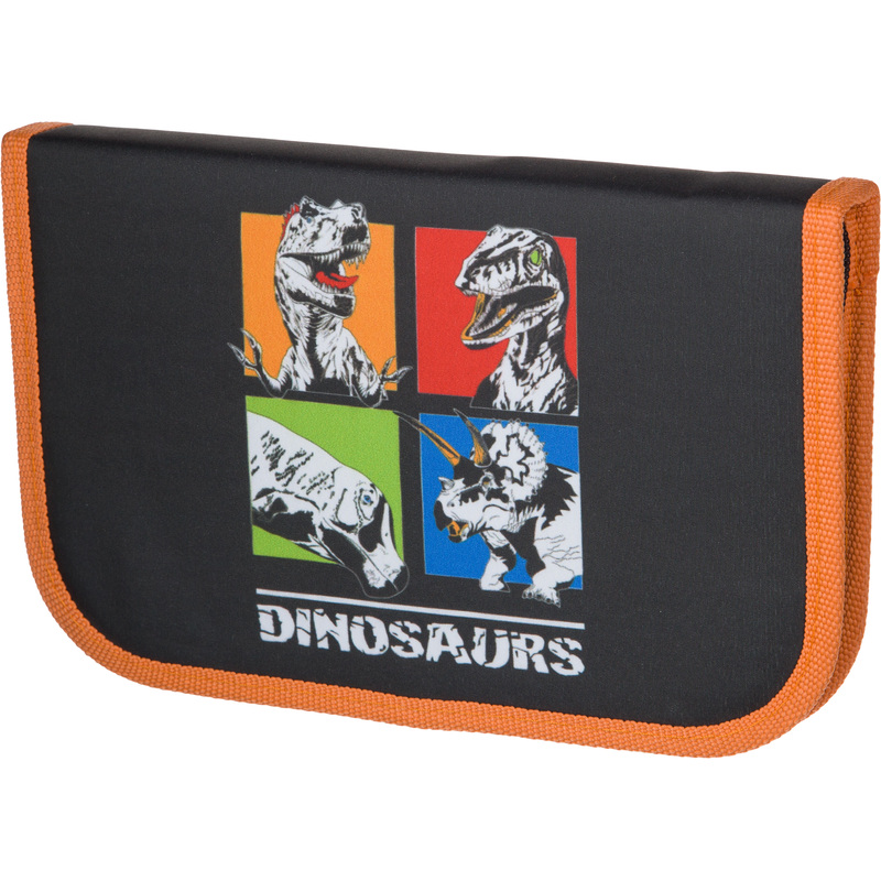 Изображение товара Пенал односекционный Комус Класс Dinosaurs для мальчиков