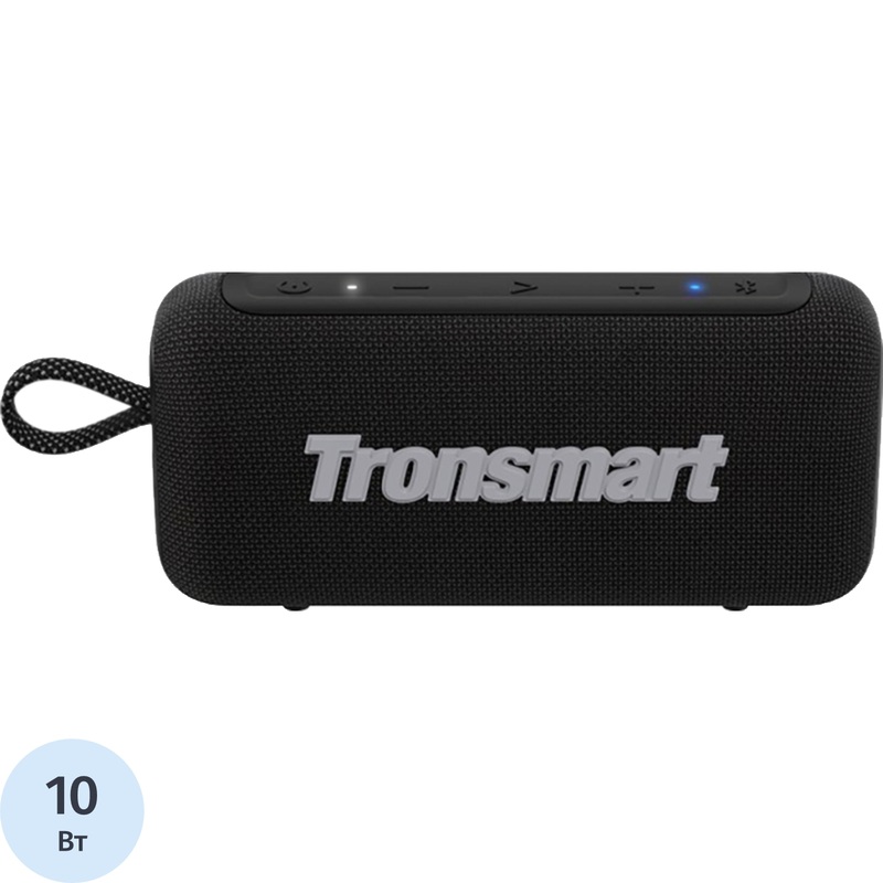 Изображение товара Портативная акустика Tronsmart Trip 2 чёрная водостойкая Bluetooth стерео с микрофоном